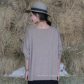 High Quality Pure Cashmere Sweater Pullover Casual Knit Sweater Solid Color
